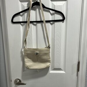 Brighton Cream Crossbody Bag with Minimalist Design